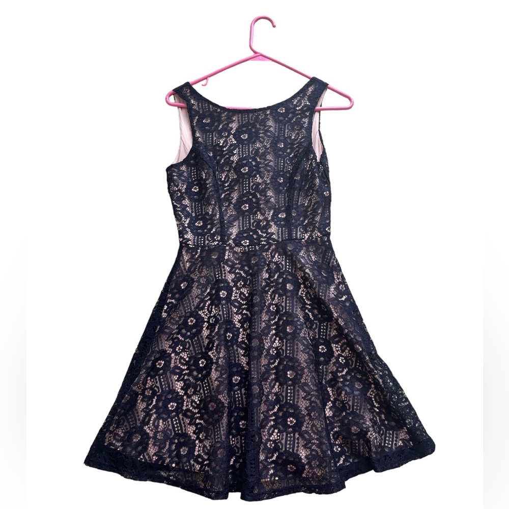 Speechless Navy Lace Dress- Size XS